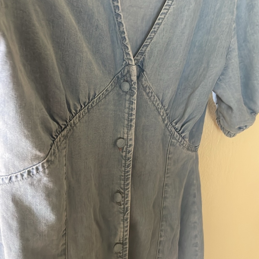Denim Button Up Dress - Picture 8 of 11